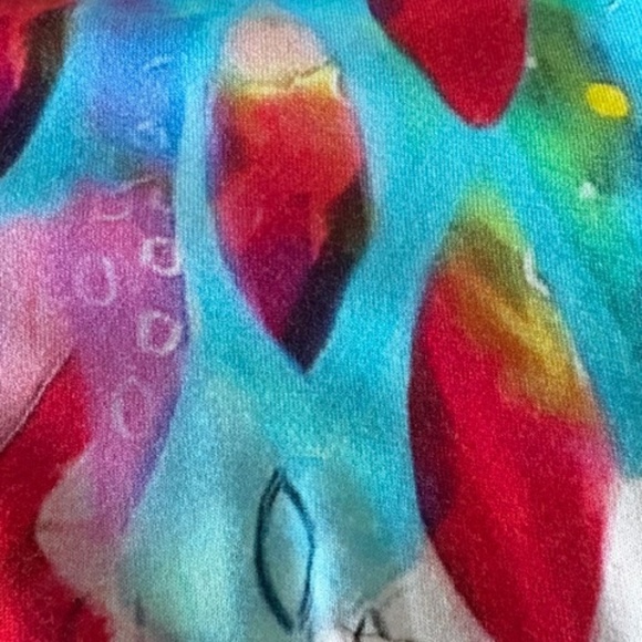 Simply Art by DOLCEZZA sz M long top tunic multicolour abstract art pattern - Picture 11 of 16